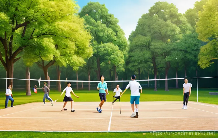 배드민턴 칼로리 소모량 - Here are three detailed image generation prompts in English, keeping all your essential guidelines i...